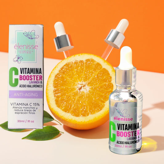 Booster Vitamina C 15% + Ácido Hialurónico & Lavanda
