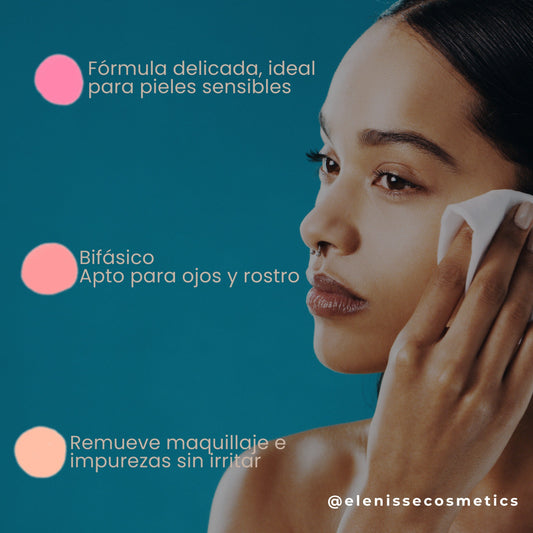 Desmaquillante Bifásico 3en1 Arroz y Rosas