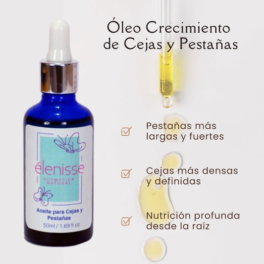 Óleo Crecimiento para Cejas y Pestañas