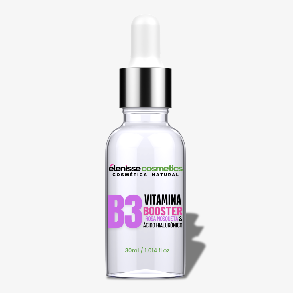 booster seborregulador vitamina b3+Ácido hialurónico+rosa mosqueta elenisse cosmetics