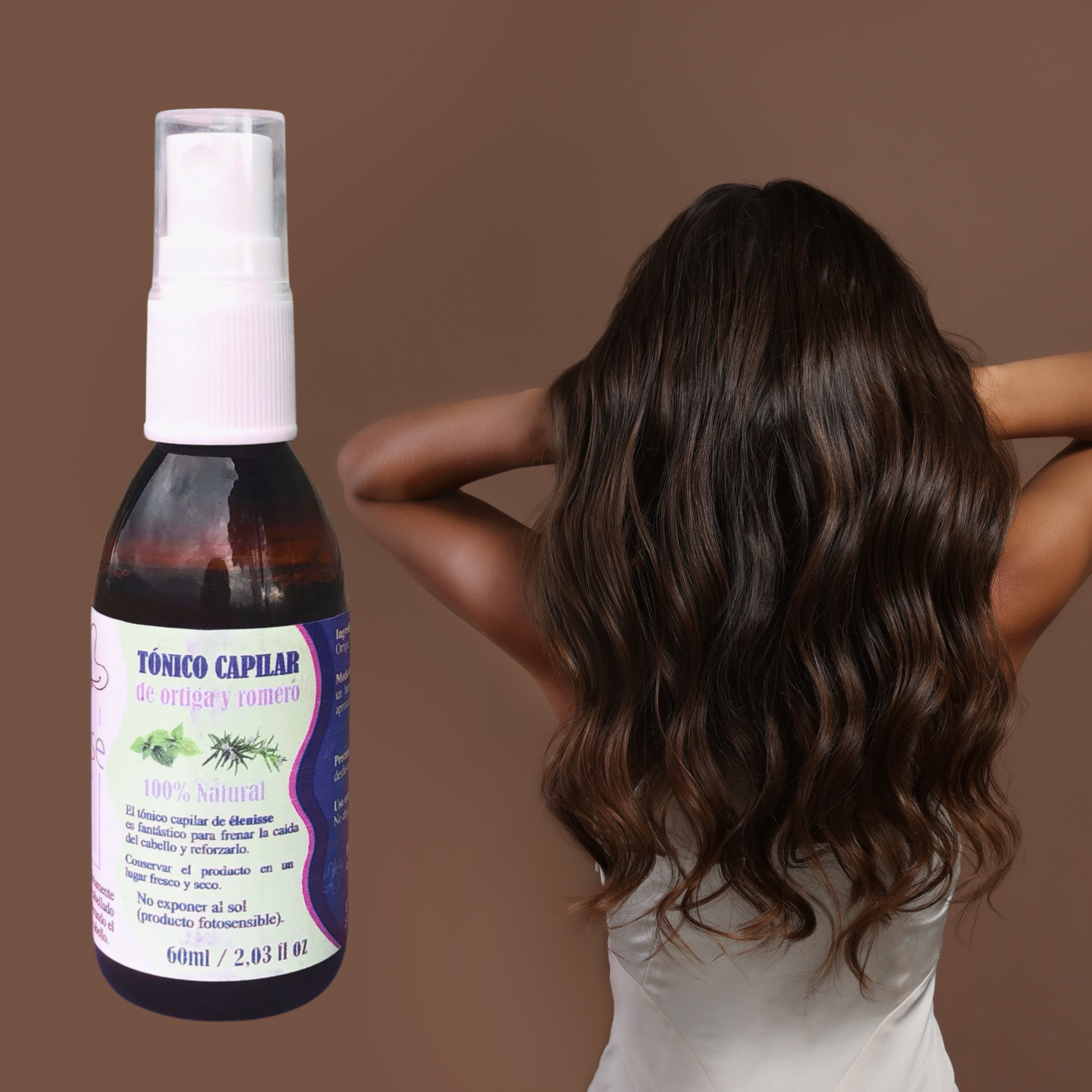 tonico capilar romero chica Tónico Capilar de Ortiga y Romero | pH Ácido | Elenisse - Imagen 3