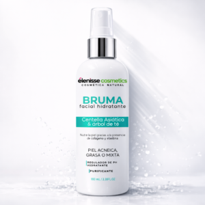 bruma facial hidratante Árbol de tÉ y centela asiÁtica elenisse cosmetics