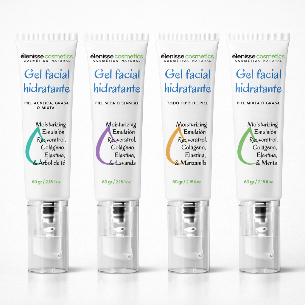 geles faciales hidratantes con colÁgeno, elastina y resveratrol elenisse cosmetics geles faciales hidratantes con colÁgeno, elastina y resveratrol elenisse cosmetics