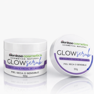 Tienda glow scrub exfoliante facial lavanda elenisse cosmetics