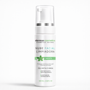 espuma nube facial limpiadora de menta elenisse cosmetics